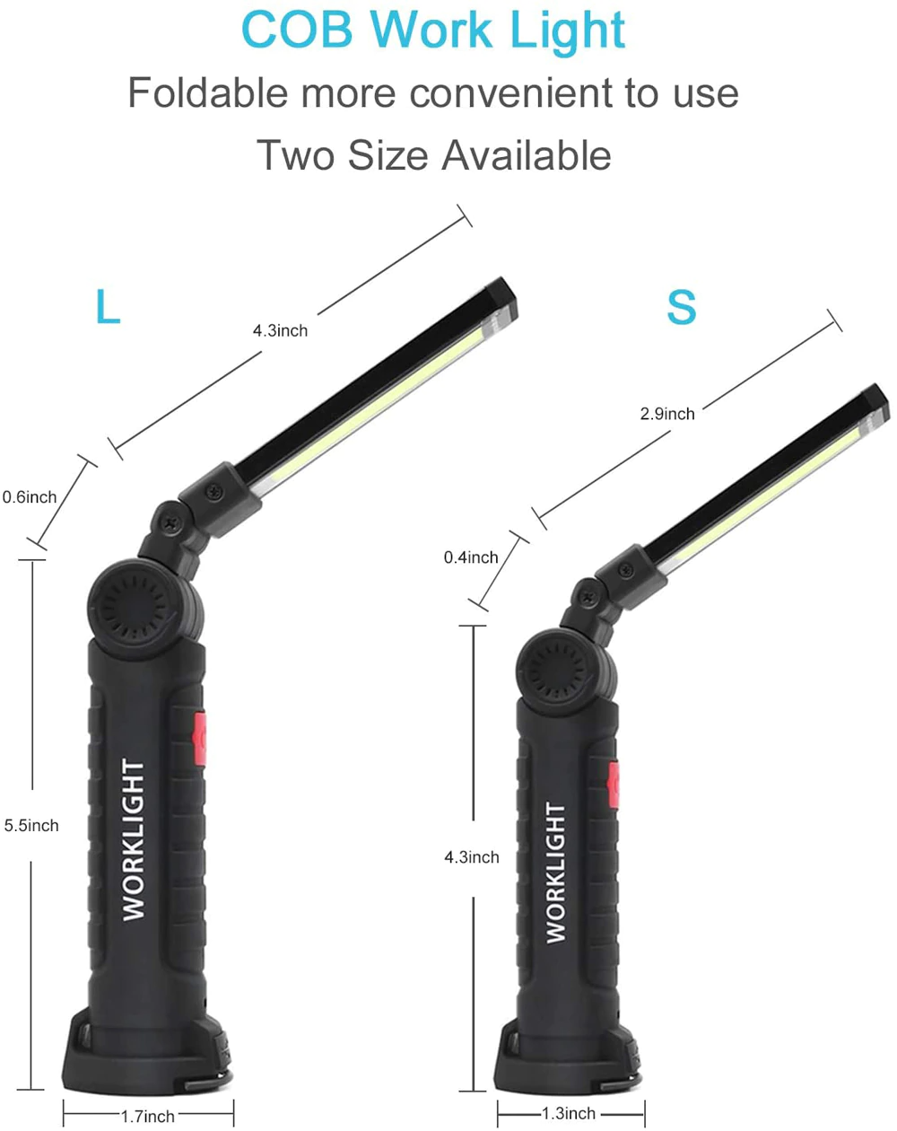 360° Rechargeable Magnetic Work Light