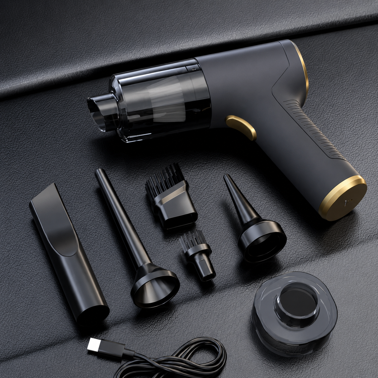 4-in-1 Portable Car Vacuum