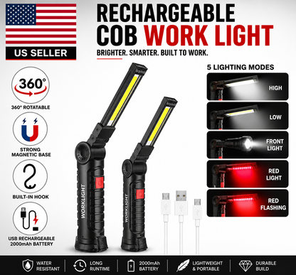 360° Rechargeable Magnetic Work Light